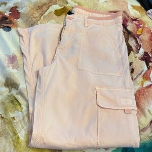 American Eagle Outfitters Pale Pink Cargo Pants